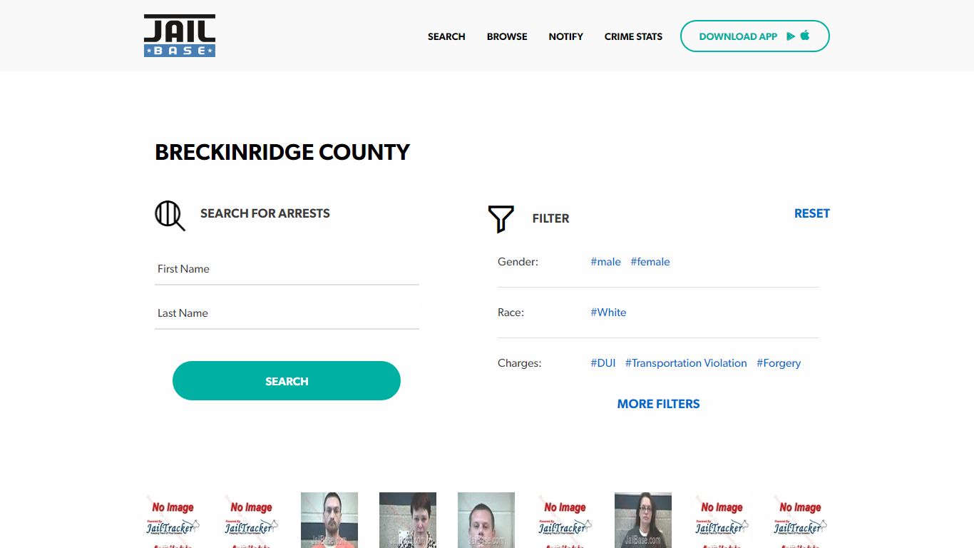 Breckinridge County Jail Inmate Search and Mugshots | JailBase